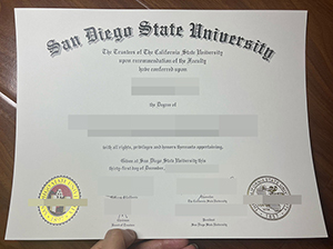 圣地亚哥州立大学文凭-1