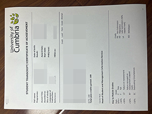 坎布里亚大学成绩单-1
