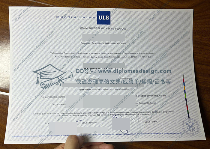 布鲁塞尔自由大学毕业证