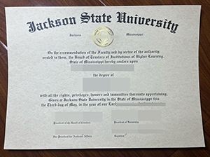 杰克逊州立大学毕业证-1