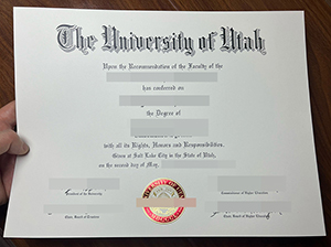 犹他大学毕业证-1