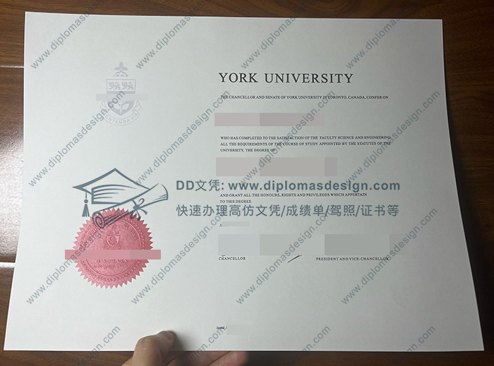 约克大学毕业证