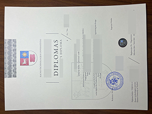 考纳斯理工大学文凭-1