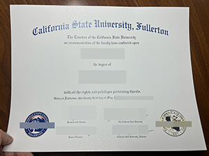 加州州立大学富尔顿分校文凭-1