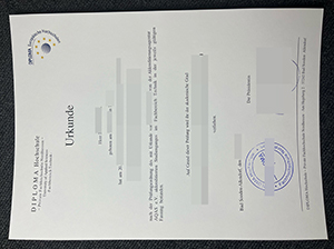 北黑森应用技术大学毕业证-1