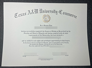 德州农工大学科莫斯分校文凭-1