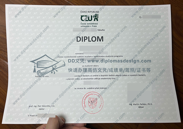 捷克生命科学大学文凭