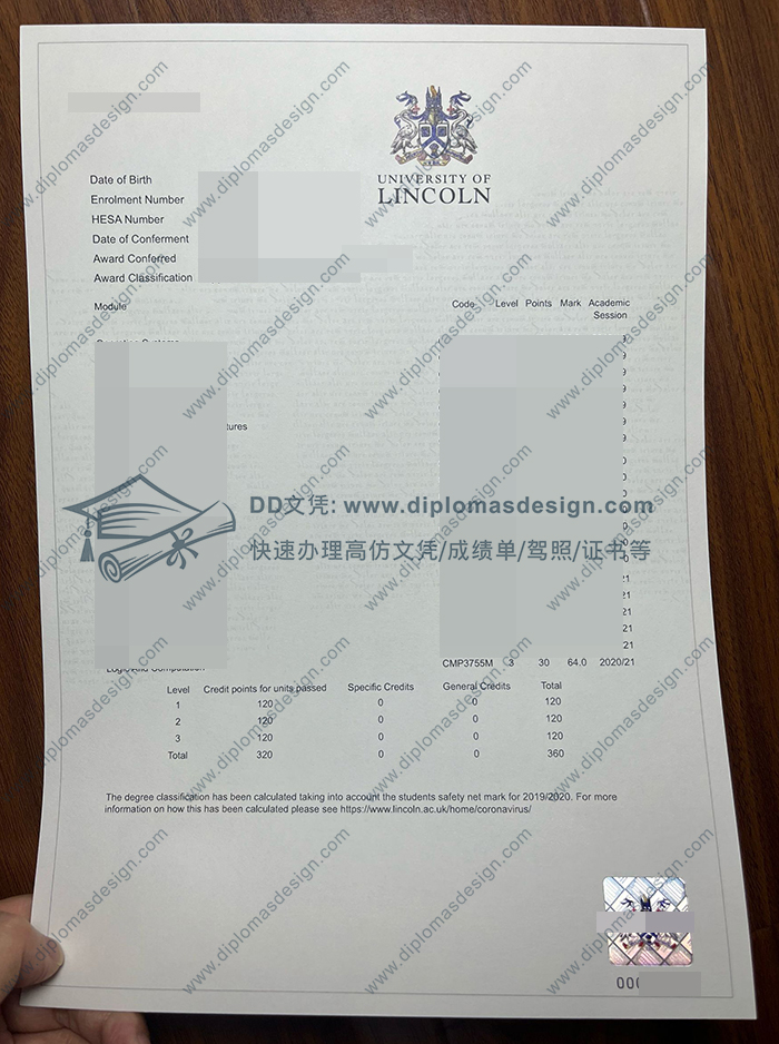 林肯大学成绩单
