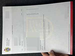 查尔斯特大学成绩单-1