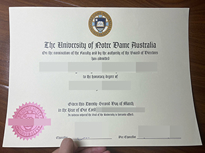 澳大利亚圣母大学毕业证-1