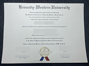 肯尼迪西部大学文凭-1
