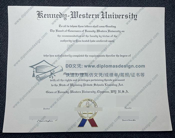 肯尼迪西部大学文凭