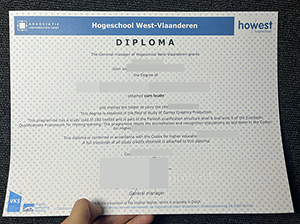 西佛兰德高等专业学院毕业证-1