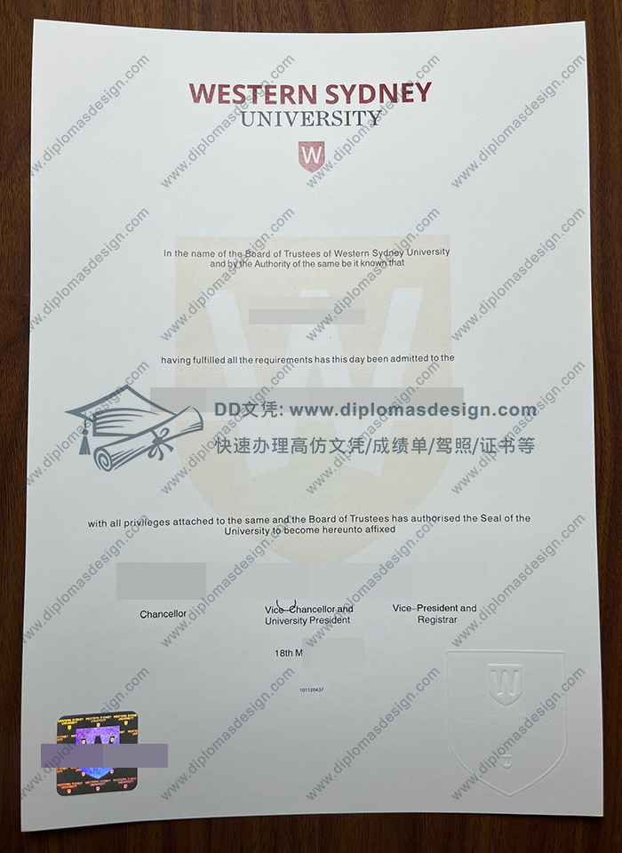西悉尼大学学位证