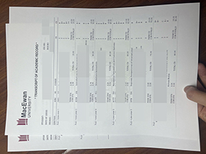 麦科文大学成绩单-1