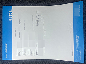 伦敦大学学院成绩单-1