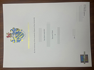 伯明翰城市大学文凭-1