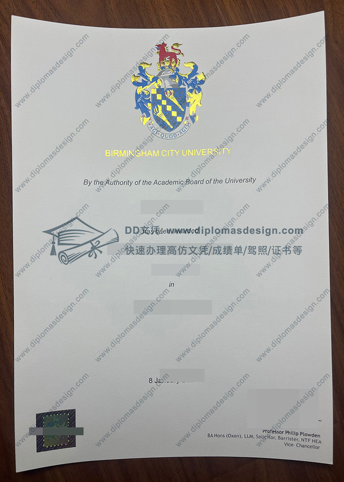 伯明翰城市大学毕业证