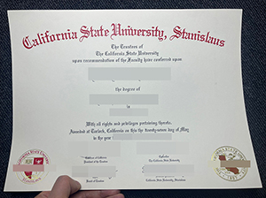 加州州立大学斯坦尼斯洛斯校区毕业证-1