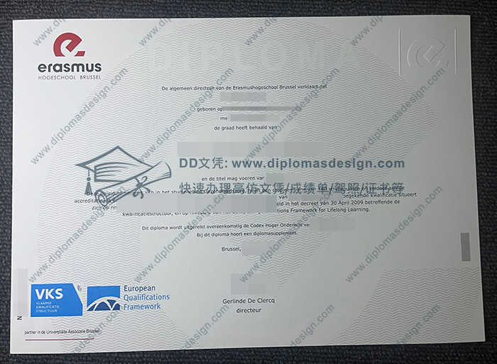 布鲁塞尔伊拉斯谟大学学院毕业证