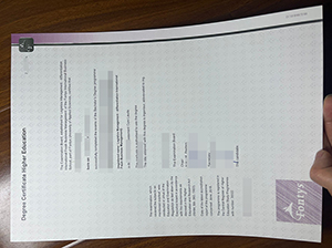 方堤斯应用科学大学毕业证-1