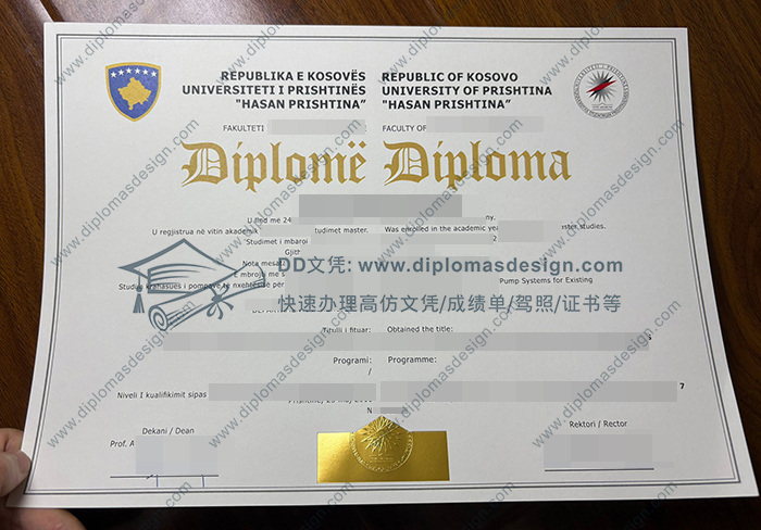 普里什蒂纳大学文凭