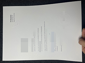 比勒费尔德应用科学大学毕业证-1