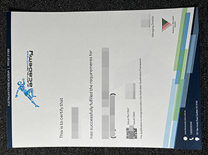 澳大利亚健身学院毕业证-1