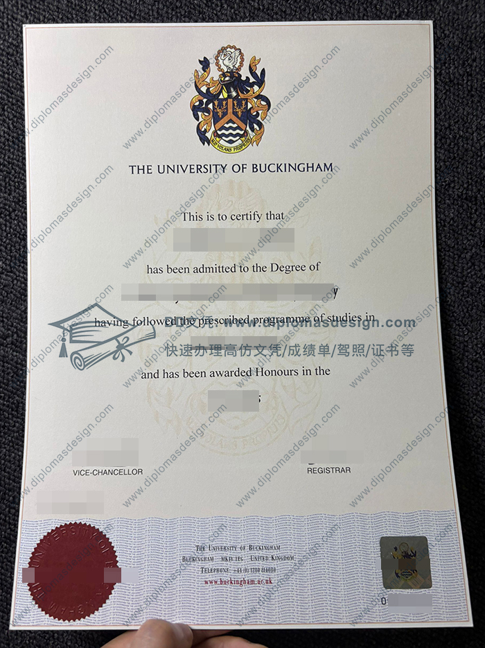 白金汉大学毕业证