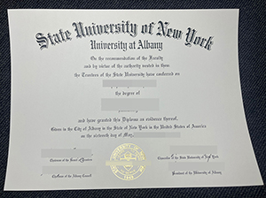 纽约州立大学奥尔巴尼分校文凭-1