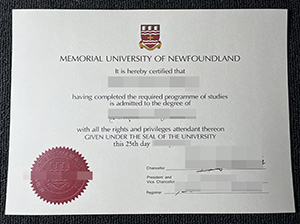 纽芬兰纪念大学毕业证-1