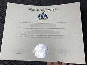 阿萨巴斯卡大学毕业证-1