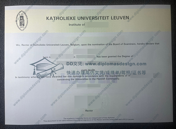 鲁汶大学毕业证