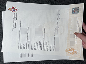 南安普顿大学成绩单-1