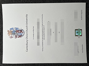 坎特伯雷基督教会大学毕业证-1