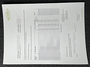 牛津布鲁克斯大学成绩单-1