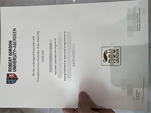 罗伯特戈登大学毕业证-1