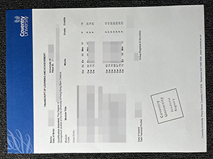 考文垂大学成绩单-1