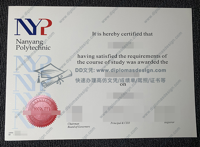南洋理工学院毕业证