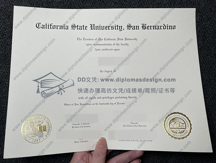 加州州立大学圣贝纳迪诺分校毕业证