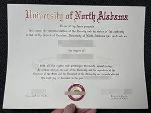 北阿拉巴马大学毕业证-1
