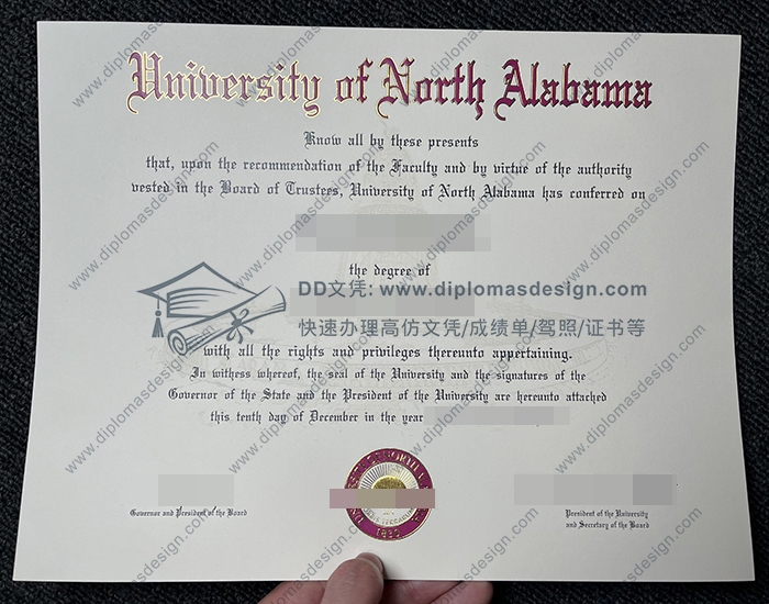 北阿拉巴马大学毕业证