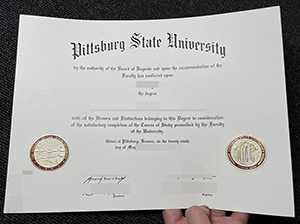 匹兹堡州立大学毕业证-1