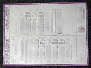 华盛顿大学成绩单-1