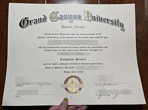 大峡谷大学毕业证-1