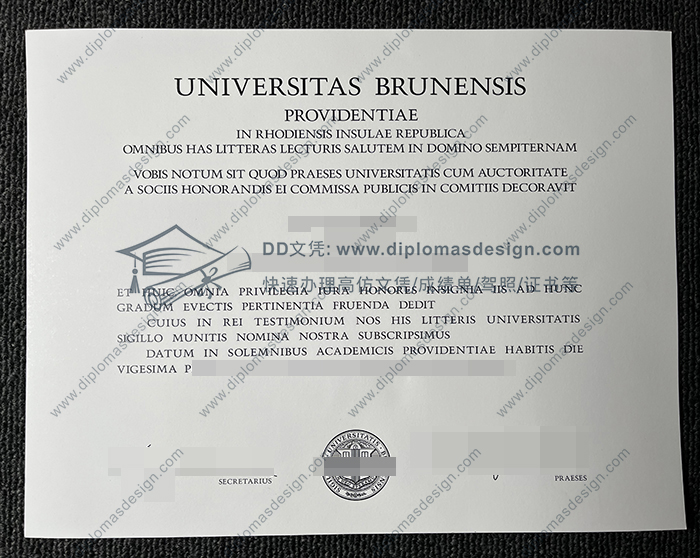 布朗大学毕业证