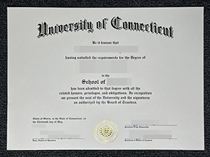 康涅狄格大学文凭-1