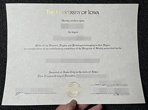爱荷华大学文凭-1