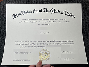 纽约州立大学布法罗分校文凭-1