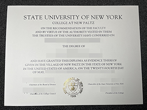 纽约州立大学新帕尔茨学院毕业证-1